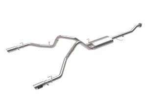 aFe Power Vulcan Series 3 IN 304 Stainless Steel Cat-Back Exhaust System w/Polished Tip Ford F-150 15-20 V8-5.0L - 49-33130-P