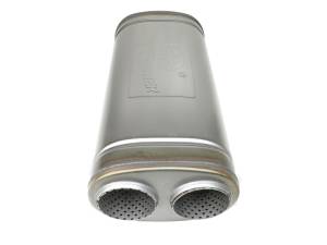 aFe Power - aFe Power MACH Force-Xp 409 Stainless Steel Muffler 3 IN Dual Inlet/Dual Outlet 5 IN H x 8 IN W x 18 IN L - 49M00055 - Image 2