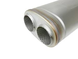 aFe Power - aFe Power MACH Force-Xp 409 Stainless Steel Muffler 3 IN Dual Inlet/Dual Outlet 5 IN H x 8 IN W x 18 IN L - 49M00055 - Image 4