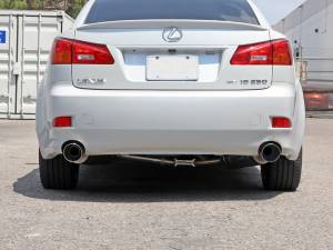 aFe Power - aFe Power Takeda 2-1/2 IN 304 Stainless Steel Axle-Back Exhaust System w/ Polished Tip Lexus IS250/IS350 06-13 V6-2.5L/3.5L - 49-36055-P - Image 5