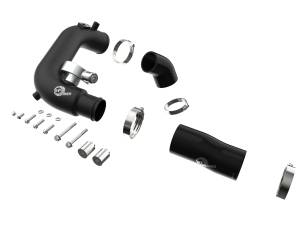 aFe Power - aFe Power BladeRunner 2-1/2 IN Aluminum Hot Charge Pipe Black Jeep Wrangler (JL) 18-23 L4-2.0L (t) - 46-20468-B - Image 2