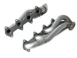 Exhaust - Exhaust Headers - aFe Power - aFe Power Twisted Steel 409 Stainless Steel Short Tube Header Ford F-150 04-10 V8-5.4L - 48-43032