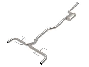 aFe Power MACH Force-Xp 2 IN to 2-1/2 IN Stainless Steel Cat-Back Exhaust System Alfa Romeo Giulia 17-23 L4-2.0L (t) - 49-36903