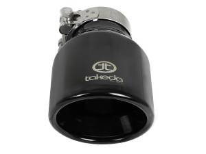aFe Power - aFe Power Takeda 304 Stainless Steel Clamp-on Exhaust Tip Black 2-1/2 IN Inlet x 4 IN Outlet x 6 IN L - 49T25404-B061 - Image 3