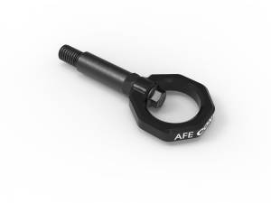 Towing & Recovery - Tow Hooks - aFe Power - aFe CONTROL Front Tow Hook Black Toyota GR Supra (A90) 20-23 L4-2.0L (t)/L6-3.0L (t) - 450-721001-B