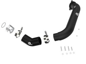 aFe Power - aFe Power BladeRunner 2-3/4 IN Aluminum Hot Charge Pipe Black Toyota GR Supra (A90) 21-22 L4-2.0L (t) - 46-20488-B - Image 2