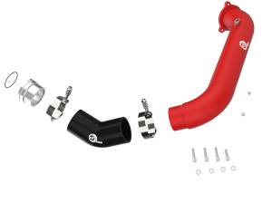 aFe Power - aFe Power BladeRunner 2-3/4 IN Aluminum Hot Charge Pipe Red Toyota GR Supra (A90) 21-22 L4-2.0L (t) - 46-20488-R - Image 2