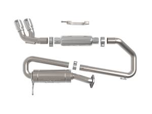 aFe Power - aFe Power Takeda 2-1/4 IN 304 Stainless Steel Cat-Back Exhaust w/ Polished Tip Suzuki Jimny 18-22 L4-1.5L - 49-37020-P - Image 2