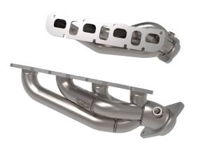 aFe Power - aFe Power Twisted Steel 1-7/8 IN to 2-3/4 IN 304 Stainless Headers w/ Raw Finish Jeep Wrangler 392 21-23 V8-6.4L - 48-38031 - Image 2