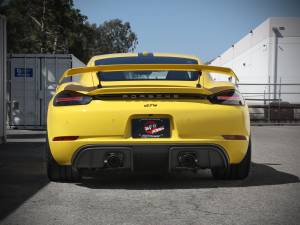 aFe Power - aFe Power MACH Force-Xp 2-1/2 IN 304 Stainless Steel Cat-Back Exhaust w/ Black Tip Porsche Cayman GT4 20-23 H6-4.0L - 49-36443-B - Image 5