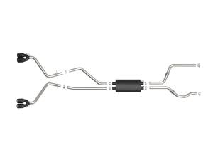 aFe Power - aFe Power MACH Force-Xp 304 Stainless Steel Cat-Back Exhaust System w/ Black Tip Ford Explorer ST 20-23 V6-3.0L (tt) - 49-33139-B - Image 2