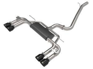 aFe Power - aFe Power MACH Force-Xp 3 IN to 2-1/2 IN Stainless Steel Cat-Back Exhaust System Black Audi S3 (8V) 15-20 L4-2.0L (t) - 49-36442-B - Image 1