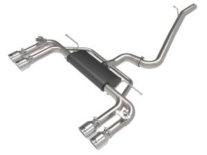 aFe Power MACH Force-Xp 3 IN to 2-1/2 IN Stainless Steel Cat-Back Exhaust System Polished Audi S3 (8V) 15-20 L4-2.0L (t) - 49-36442-P