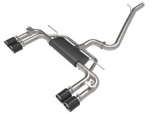 aFe Power MACH Force-Xp 3 IN to 2-1/2 IN Stainless Steel Cat-Back Exhaust System Carbon Audi S3 (8V) 15-20 L4-2.0L (t) - 49-36442-C