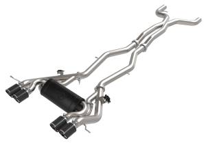 aFe Power MACH Force-Xp 3 IN to 2-1/2 IN Stainless Steel Cat-Back Exhaust System Carbon BMW M3/M4 (G80/82) 21-23 L6-3.0L (tt) S58 - 49-36351-C