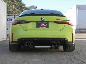 aFe Power - aFe Power MACH Force-Xp 3 IN to 2-1/2 IN Stainless Steel Cat-Back Exhaust System Carbon BMW M3/M4 (G80/82) 21-23 L6-3.0L (tt) S58 - 49-36351-C - Image 4