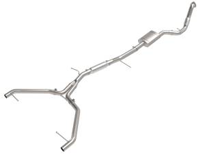 aFe Power MACH Force-Xp 3 IN to 2-1/2 IN Stainless Steel Cat-Back Exhaust System Audi A4 (B9.5) 20-23 L4-2.0L (t) - 49-36446