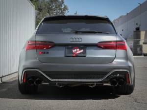 aFe Power - aFe Power MACH Force-Xp 3 IN to 2-1/2 IN Stainless Steel Cat-Back Exhaust System Black Audi RS6 Avant 20-23 V8-4.0L (tt) - 49-36448-B - Image 4