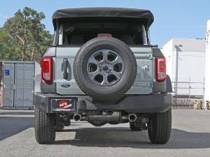 aFe Power - aFe Power Vulcan Series 3 IN to 2-1/2 IN Stainless Steel Axle-Back Exhaust System Polished Ford Bronco 21-23 L4-2.3L (t)/V6-2.7L (tt) - 49-33137-P - Image 4