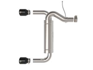 aFe Power - aFe Power Vulcan Series 3 IN to 2-1/2 IN Stainless Steel Axle-Back Exhaust System Black Ford Bronco 21-23 L4-2.3L (t)/V6-2.7L (tt) - 49-33137-B - Image 2