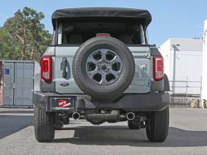 aFe Power - aFe Power Vulcan Series 3 IN to 2-1/2 IN Stainless Steel Cat-Back Exhaust System Polished Ford Bronco 21-23 L4-2.3L (t)/V6-2.7L (tt) - 49-33138-P - Image 4