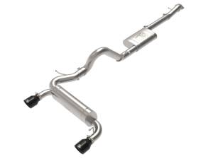 aFe Power - aFe Power Vulcan Series 3 IN to 2-1/2 IN Stainless Steel Cat-Back Exhaust System Black Ford Bronco 21-23 L4-2.3L (t)/V6-2.7L (tt) - 49-33138-B - Image 1