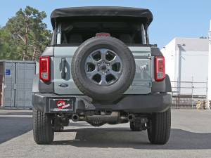 aFe Power - aFe Power Vulcan Series 3 IN to 2-1/2 IN Stainless Steel Cat-Back Exhaust System Carbon Ford Bronco 21-23 L4-2.3L (t)/V6-2.7L (tt) - 49-33138-C - Image 4