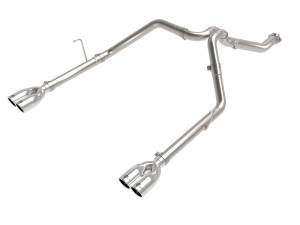 aFe Power Vulcan Series 3 IN to 2-1/2 IN Stainless Steel Cat-Back Exhaust System Polished Jeep Gladiator (JT) 21-23 V6-3.0L (td) - 49-38095-P