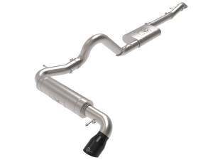 aFe Power Apollo GT Series 3 IN 409 Stainless Steel Cat-Back Exhaust System w/ Black Tip Ford Bronco 21-23 L4-2.3L (t)/V6-2.7L (tt) - 49-43136-B