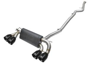 aFe Power MACH Force-Xp 3 to 2-1/2 IN 304 Stainless Steel Cat-Back Exhaust w/ Black Tip BMW M2 (F87) 16-18 L6-3.0L (t) N55 - 49-36330-1B