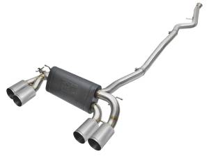 aFe Power MACH Force-Xp 3 to 2-1/2 IN 304 Stainless Steel Cat-Back Exhaust w/ Polished Tip BMW M2 (F87) 16-18 L6-3.0L (t) N55 - 49-36330-1P