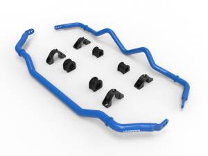 aFe CONTROL Front and Rear Sway Bar Set Blue Infiniti Q50/Q60 16-23 V6-3.0L (tt) AWD - 440-711002-L