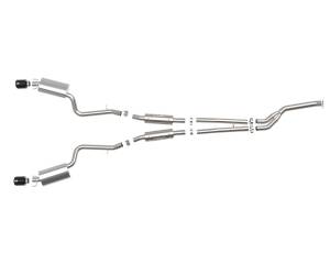 aFe Power - aFe Power Takeda 3 IN to 2-1/2 IN 304 Stainless Steel Cat-Back Exhaust System w/ Black Tip Lexus IS200t 16-17/IS300 18-23 L4-2.0L (t) - 49-36059-B - Image 3