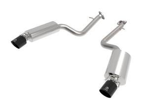 aFe Power Takeda 2-1/2 IN 304 Stainless Steel Axle-Back Exhaust System w/ Black Tip Lexus IS350 14-23 V6-3.5L - 49-36060-B