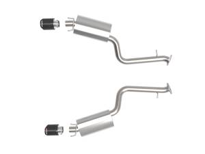 aFe Power - aFe Power Takeda 2-1/2 IN 304 Stainless Steel Axle-Back Exhaust System w/ Carbon Fiber Lexus IS350 14-23 V6-3.5L - 49-36060-C - Image 3