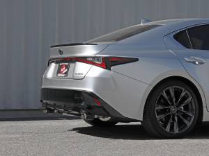 aFe Power - aFe Power Takeda 2-1/2 IN 304 Stainless Steel Axle-Back Exhaust System w/ Carbon Fiber Lexus IS350 14-23 V6-3.5L - 49-36060-C - Image 4