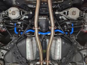 aFe Power - aFe CONTROL Front and Rear Sway Bar Set Blue Nissan 370Z 09-20 V6-3.7L - 440-712001-L - Image 6