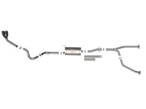 aFe Power - aFe Power Vulcan Series 2-1/2 IN to 3 IN Stainless Steel Cat-Back Exhaust System Black Toyota Tundra 22-23 V6-3.4L (tt) - 49-36061-B - Image 2