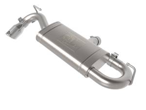 aFe Power - aFe Power Vulcan Series 2-1/2 IN 304 Stainless Steel Axle-Back Exhaust System Polished Ford Bronco Sport 21-23 L3-1.5L (t)/L4-2.0L (t) - 49-33141-P - Image 1