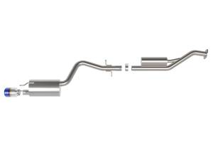 aFe Power - aFe Power Takeda 2-1/2 IN 304 Stainless Steel Cat-Back Exhaust System w/ Blue Tip Lexus IS300 01-05 L6-3.0L - 49-36058-L - Image 2