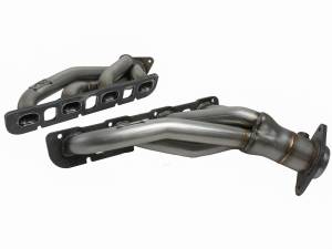 aFe Power Twisted Steel 1-3/4 IN 304 Stainless Headers w/ Raw Finish Dodge Challenger 15-23 V8-6.2L (sc)/6.4L HEMI - 48-32031