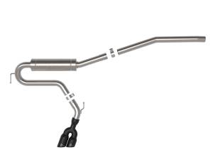 aFe Power - aFe Power Rebel Series 2-1/2 IN 304 Stainless Steel Cat-Back Exhaust System w/ Black Tip Ford Maverick 22-23 L4-2.0L (t) - 49-33144-B - Image 2