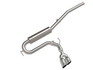 aFe Power Rebel Series 2-1/2 IN 304 Stainless Steel Cat-Back Exhaust w/ Polished Tip Ford Maverick 22-23 L4-2.0L (t) - 49-33144-P