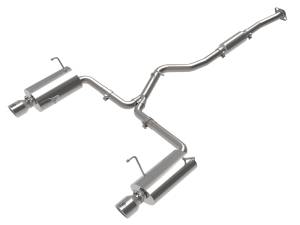 aFe Power Takeda 2-1/2 IN to 2-1/4 IN 304 Stainless Steel Cat-Back Exhaust w/ Polished Tip Subaru Forester XT 14-18 H4-2.5L (t) - 49-36804-P