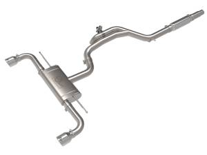 aFe Power Gemini XV 3 IN to 2-1/2 304 Stainless Steel Cat-Back Exhaust w/ Cut-Out Polished Volkswagen GTI (MKVIII) 22-23 L4-2.0L (t) - 49-36451-P