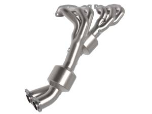 aFe Power Twisted Steel 304 Stainless Steel Short Tube Header Lexus IS300 01-05 L6-3.0L - 48-36017-HC