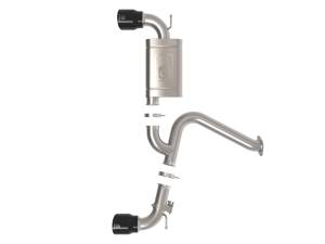 aFe Power - aFe Power Takeda 3 IN 304 Stainless Steel Axle-Back Exhaust w/ Black Tips Hyundai Kona N 22-23 L4-2.0L (t) - 49-37032-B - Image 2