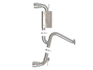 aFe Power - aFe Power Takeda 3 IN 304 Stainless Steel Axle-Back Exhaust w/ Polished Tips Hyundai Kona N 22-23 L4-2.0L (t) - 49-37032-P - Image 2