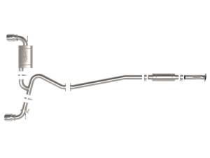 aFe Power - aFe Power Takeda 3 IN 304 Stainless Steel Cat-Back Exhaust w/ Polished Tips Hyundai Kona N 22-23 L4-2.0L (t) - 49-37033-P - Image 2