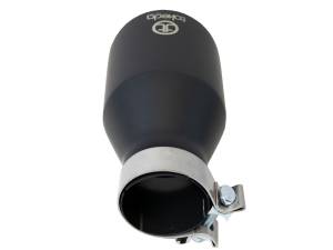 aFe Power - aFe Power Takeda 409 Stainless Steel Clamp-on Exhaust Tip Black 3 IN Inlet x 5 IN Outlet x 9 IN L - 49T30504-B09 - Image 4